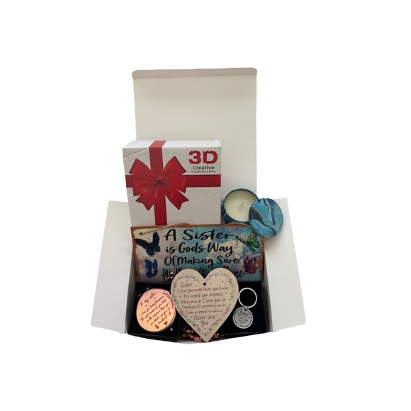 Sister Gift Box Set, Unique Present for Sis, Special Custom Items, Fast Shipping - Picture 3 of 11